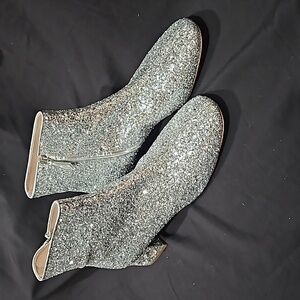 MIU MIU Ankle boots / embellished glitter